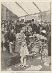 Princesa May de Teck apresentando Prêmios na Festa Floral, Royal Botanic Society, Regent&39;s Park